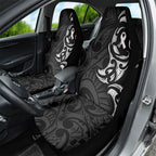 White Ribbon Day New Zealand Car Seat Cover Aotearoa Maori Pattern