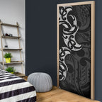White Ribbon Day New Zealand Door Cover Aotearoa Maori Pattern