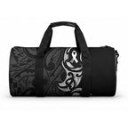 White Ribbon Day New Zealand Duffle Bag Aotearoa Maori Pattern