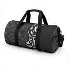White Ribbon Day New Zealand Duffle Bag Aotearoa Maori Pattern