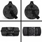 White Ribbon Day New Zealand Duffle Bag Aotearoa Maori Pattern