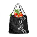 White Ribbon Day New Zealand Grocery Bag Aotearoa Maori Pattern