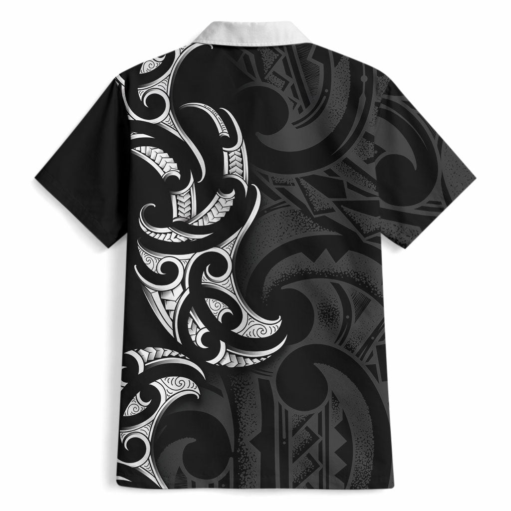 White Ribbon Day New Zealand Hawaiian Shirt Aotearoa Maori Pattern