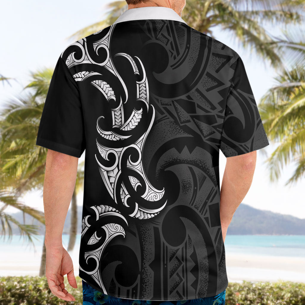 White Ribbon Day New Zealand Hawaiian Shirt Aotearoa Maori Pattern