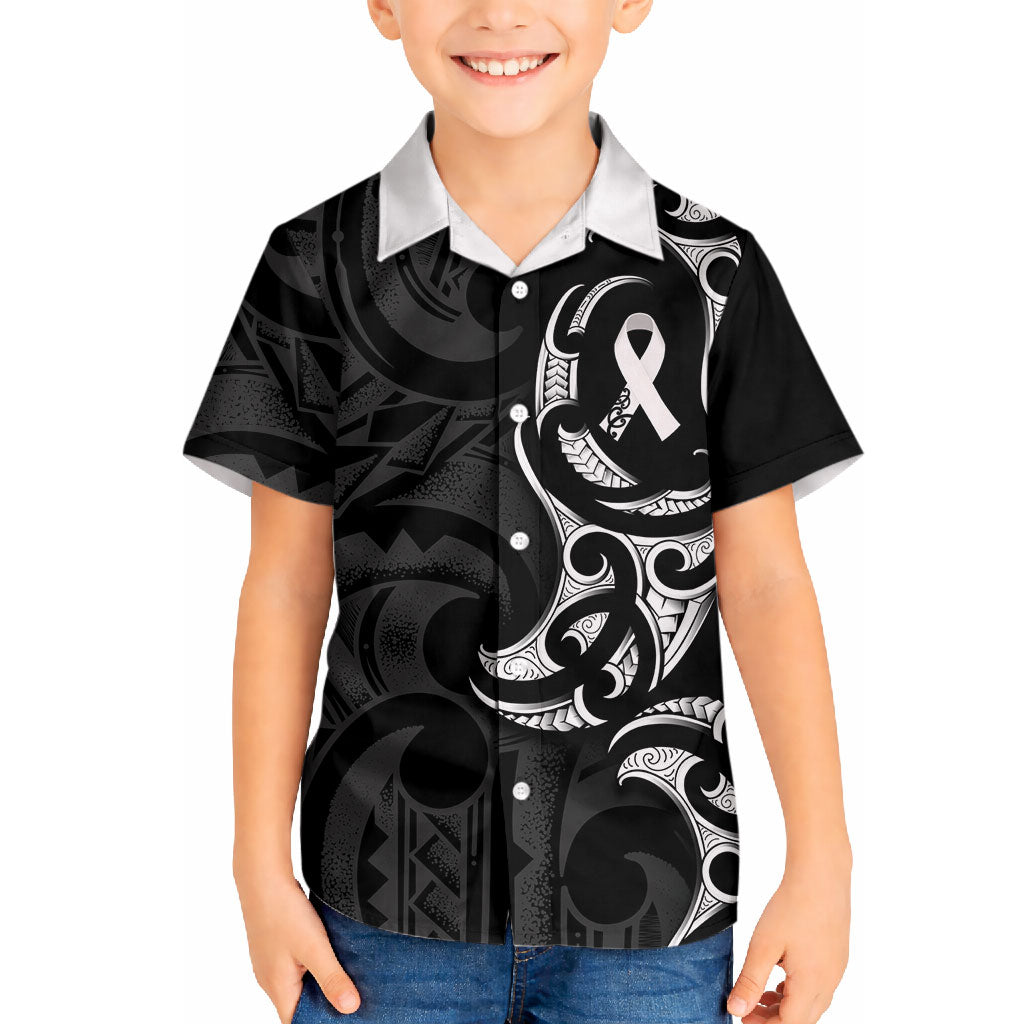 White Ribbon Day New Zealand Hawaiian Shirt Aotearoa Maori Pattern