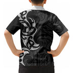 White Ribbon Day New Zealand Hawaiian Shirt Aotearoa Maori Pattern