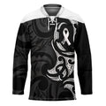 White Ribbon Day New Zealand Hockey Jersey Aotearoa Maori Pattern