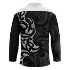 White Ribbon Day New Zealand Hockey Jersey Aotearoa Maori Pattern