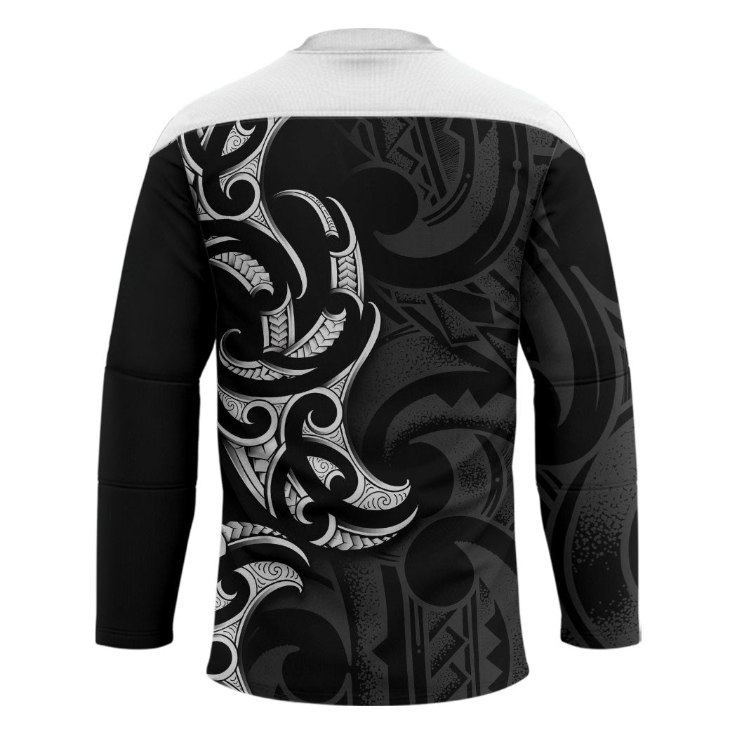 White Ribbon Day New Zealand Hockey Jersey Aotearoa Maori Pattern