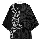 White Ribbon Day New Zealand Kimono Aotearoa Maori Pattern