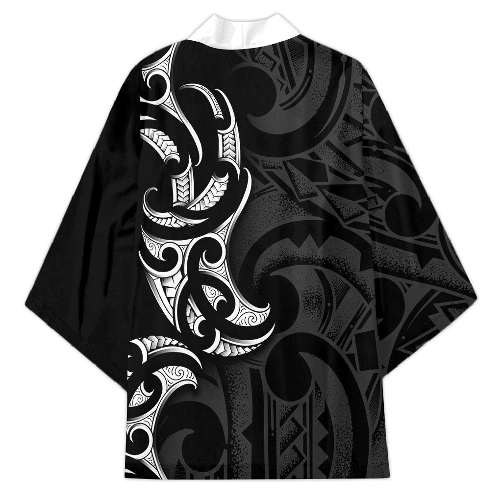 White Ribbon Day New Zealand Kimono Aotearoa Maori Pattern