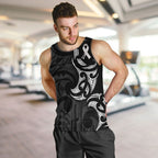 White Ribbon Day New Zealand Men Tank Top Aotearoa Maori Pattern