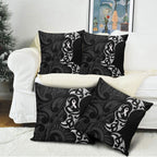 White Ribbon Day New Zealand Pillow Cover Aotearoa Maori Pattern