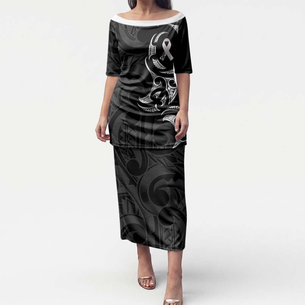 White Ribbon Day New Zealand Puletasi Aotearoa Maori Pattern
