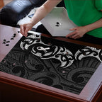 White Ribbon Day New Zealand Puzzle Aotearoa Maori Pattern