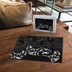 White Ribbon Day New Zealand Puzzle Aotearoa Maori Pattern