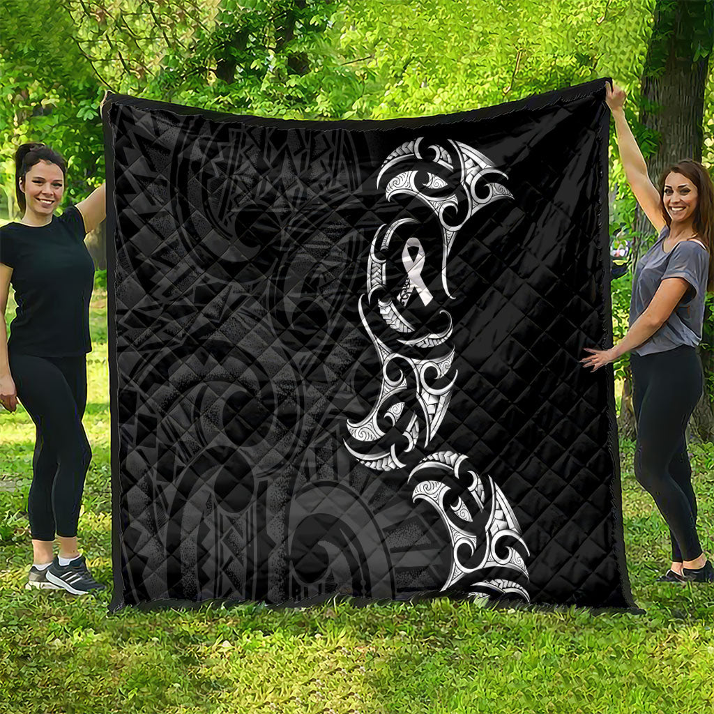 White Ribbon Day New Zealand Quilt Aotearoa Maori Pattern