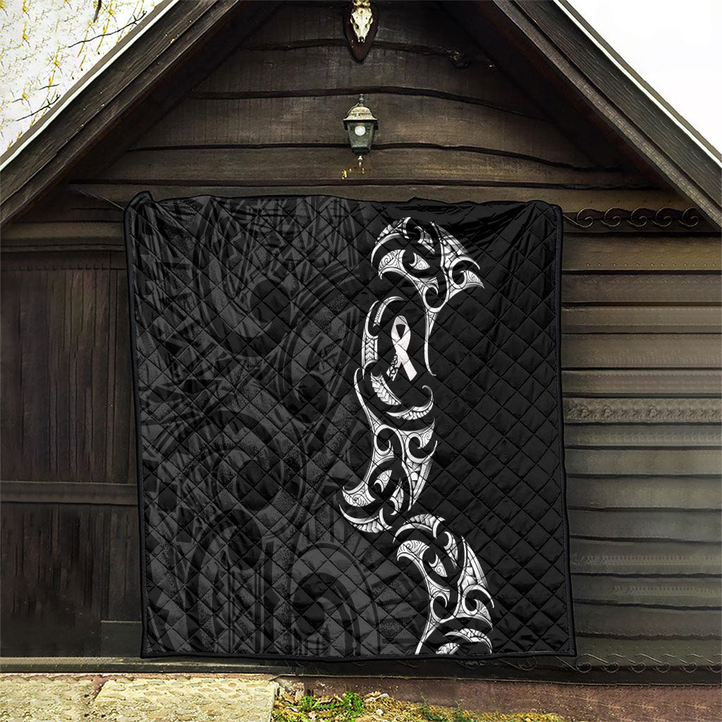 White Ribbon Day New Zealand Quilt Aotearoa Maori Pattern