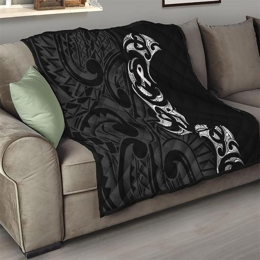White Ribbon Day New Zealand Quilt Aotearoa Maori Pattern