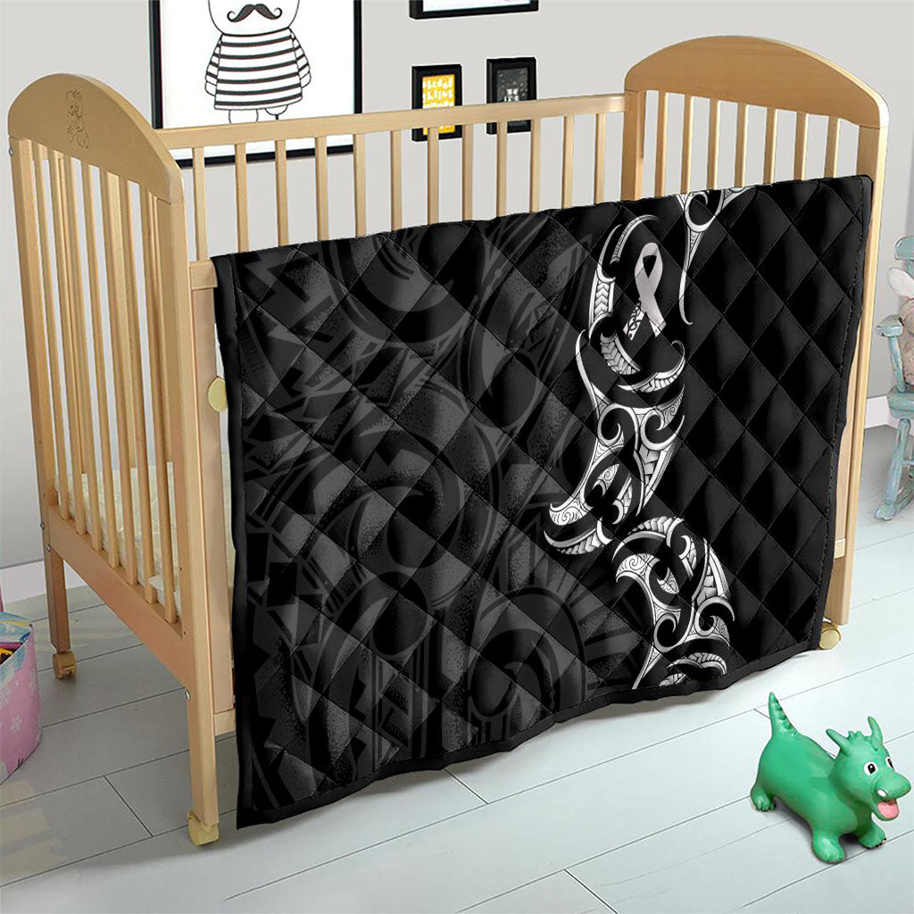 White Ribbon Day New Zealand Quilt Aotearoa Maori Pattern