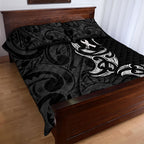 White Ribbon Day New Zealand Quilt Bed Set Aotearoa Maori Pattern