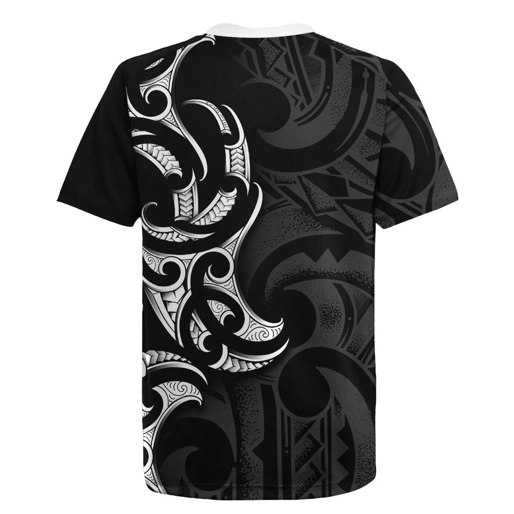White Ribbon Day New Zealand Rugby Jersey Aotearoa Maori Pattern
