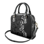 White Ribbon Day New Zealand Shoulder Handbag Aotearoa Maori Pattern