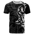 White Ribbon Day New Zealand T Shirt Aotearoa Maori Pattern