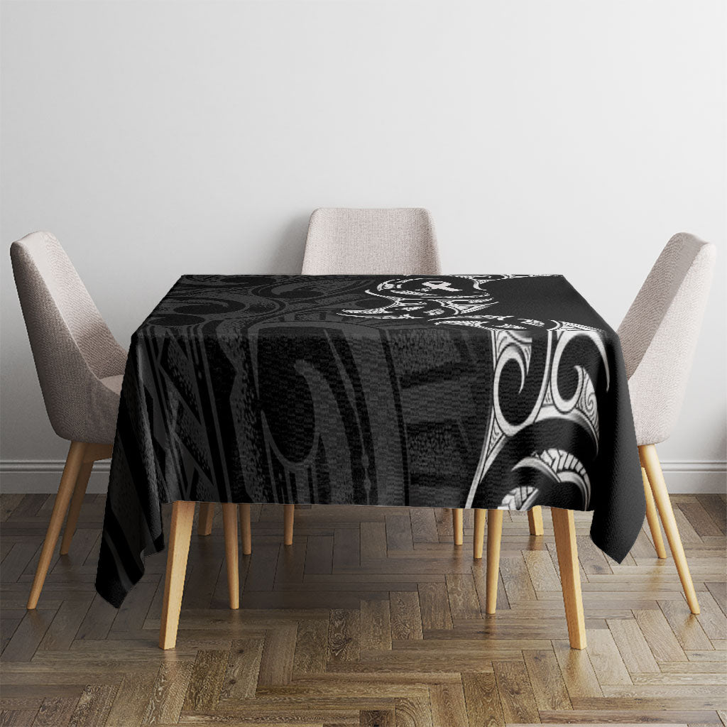 White Ribbon Day New Zealand Tablecloth Aotearoa Maori Pattern