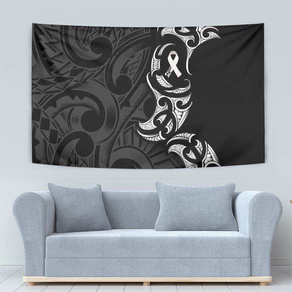 White Ribbon Day New Zealand Tapestry Aotearoa Maori Pattern