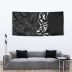 White Ribbon Day New Zealand Tapestry Aotearoa Maori Pattern