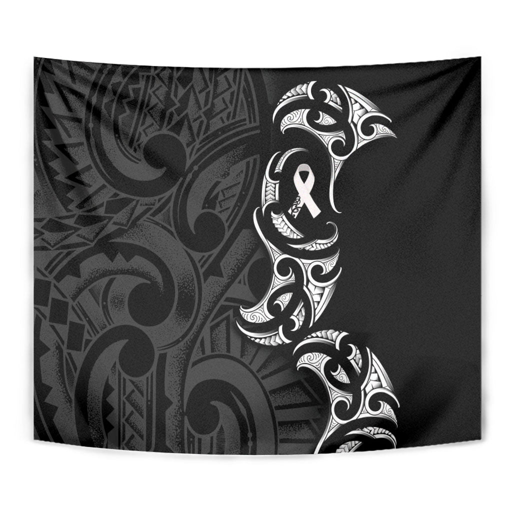 White Ribbon Day New Zealand Tapestry Aotearoa Maori Pattern