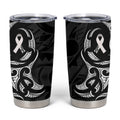 White Ribbon Day New Zealand Tumbler Cup Aotearoa Maori Pattern