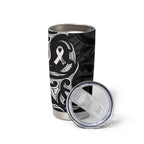 White Ribbon Day New Zealand Tumbler Cup Aotearoa Maori Pattern