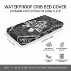 White Ribbon Day New Zealand Baby Bed Cover Respect Women Maori Pattern Black