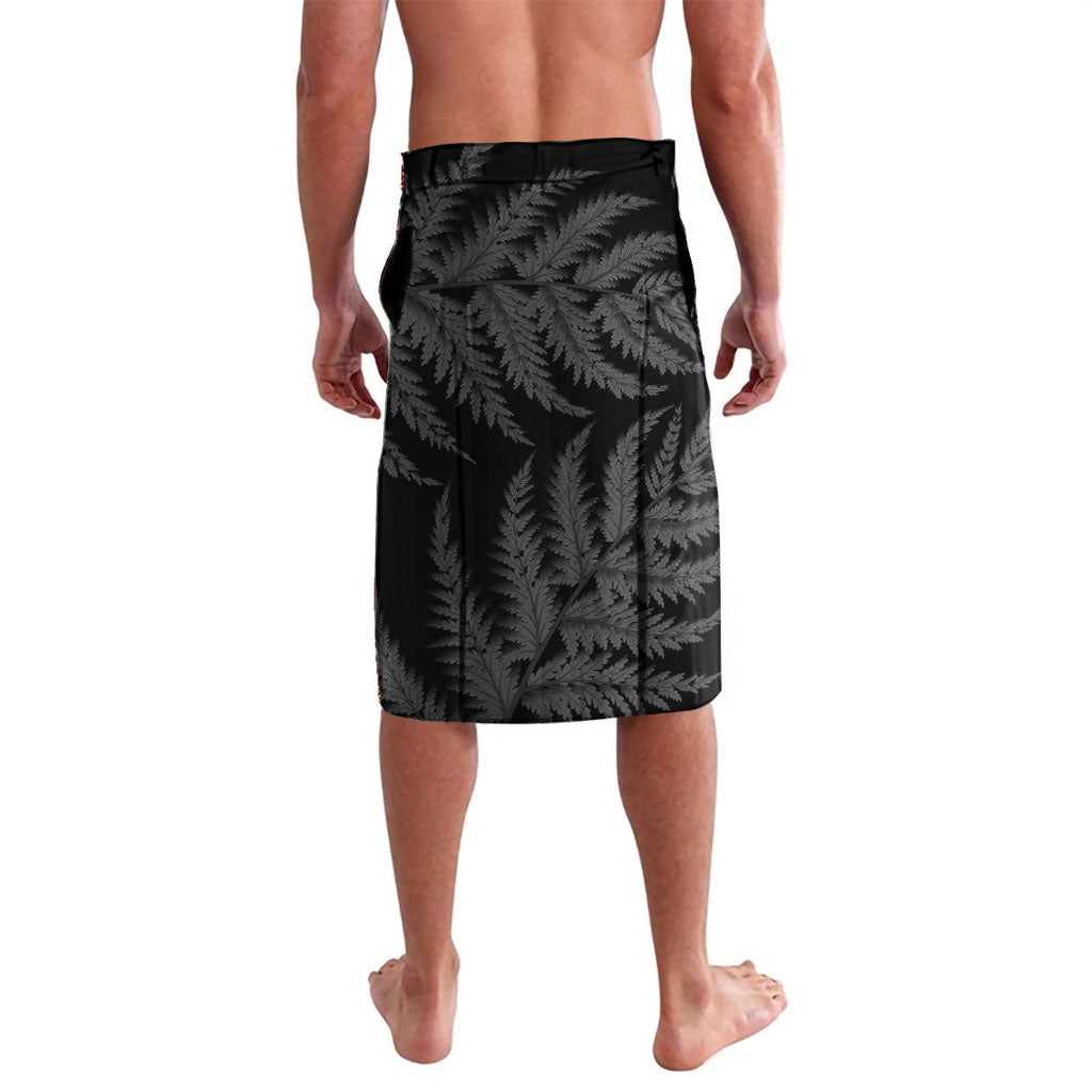 White Ribbon Day New Zealand Lavalava Respect Women Maori Pattern Black