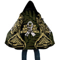 White Ribbon Day New Zealand Cloak Respect Women Maori Pattern Yellow