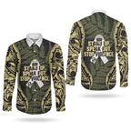 White Ribbon Day New Zealand Couples Matching Short Sleeve Bodycon Dress and Long Sleeve Button Shirt Respect Women Maori Pattern Yellow
