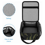 White Ribbon Day New Zealand Lunch Bag Respect Women Maori Pattern Yellow