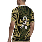 White Ribbon Day New Zealand Rugby Jersey Respect Women Maori Pattern Yellow