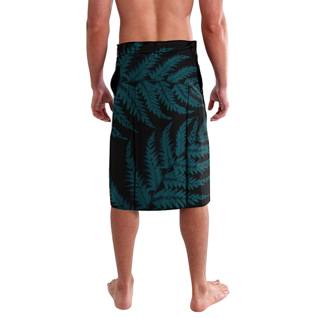 White Ribbon Day New Zealand Lavalava Respect Women Maori Pattern Blue