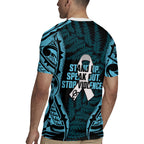 White Ribbon Day New Zealand Rugby Jersey Respect Women Maori Pattern Blue