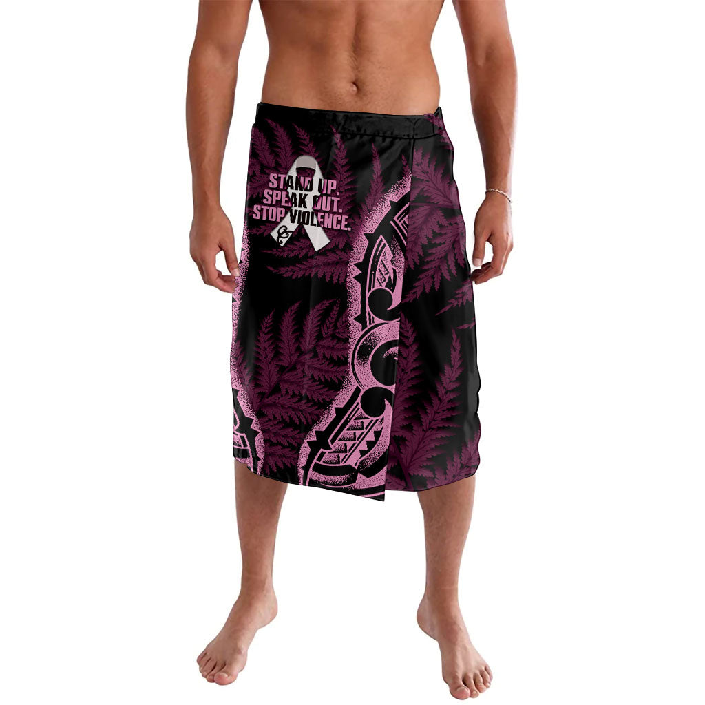 White Ribbon Day New Zealand Lavalava Respect Women Maori Pattern Pink