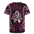 White Ribbon Day New Zealand Rugby Jersey Respect Women Maori Pattern Pink