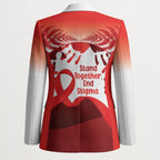 Red Ribbon Day New Zealand Blazer Stand Together End Stigma NZ Fern
