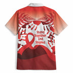 Red Ribbon Day New Zealand Hawaiian Shirt Stand Together End Stigma NZ Fern