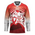 Red Ribbon Day New Zealand Hockey Jersey Stand Together End Stigma NZ Fern