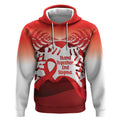 Red Ribbon Day New Zealand Hoodie Stand Together End Stigma NZ Fern