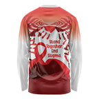 Red Ribbon Day New Zealand Long Sleeve Shirt Stand Together End Stigma NZ Fern