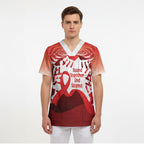 Red Ribbon Day New Zealand Scrub Top Stand Together End Stigma NZ Fern